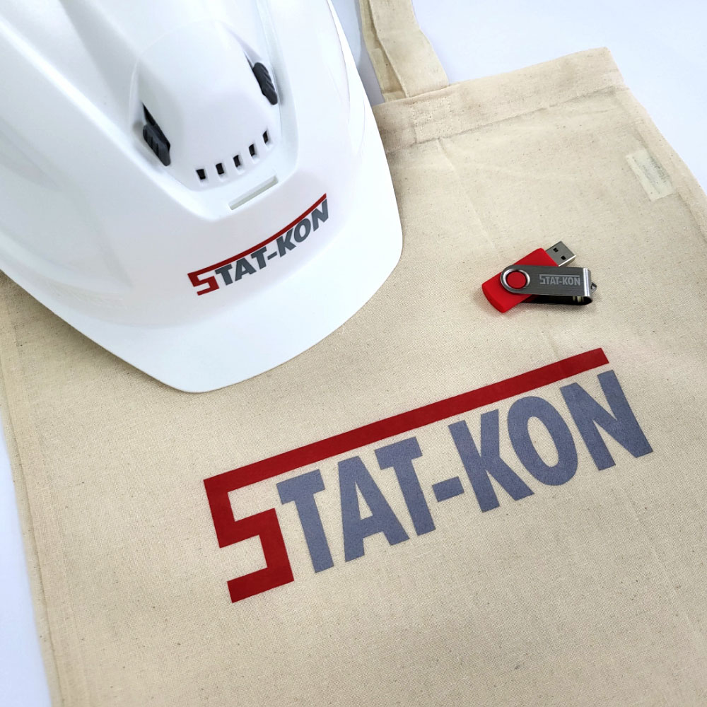 Reklamné predmety s potalčeným logom firmý STATKON